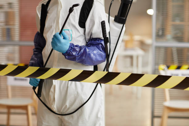 Professional Biohazard Cleanup technician working in Crestline, OH